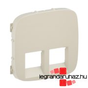   Valena Allure 2xRJ11/RJ45 aljzat burkolat, Elefántcsont, Legrand 755426