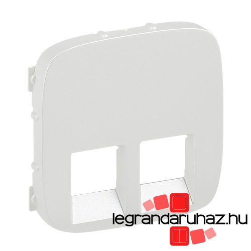 Legrand Valena Allure 2xRJ11/RJ45 aljzat burkolat, Gyöngyház, Legrand 755429