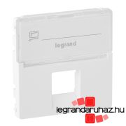   Legrand Valena Life 1xRJ45 csatlakozóaljzat burkolat, címketartóval fehér, Legrand 755470