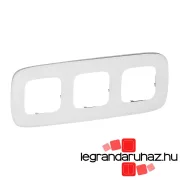   Legrand Valena Allure Hármas keret, Fehérüveg, Legrand 755543