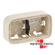   Legrand Valena Allure Kettős kiemelődoboz, Elefántcsont, Legrand 755562