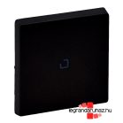   Legrand Valena Life széles billentyű fényjelzéssel, fekete, Legrand 756102