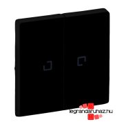   Legrand Valena Life kettős fényjelzős billentyű, fekete, Legrand 756222