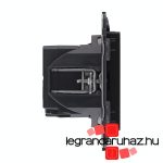 Legrand Valena Life kettős USB-A + USB-A csatlakozóaljzat 3A–15W, fekete, Legrand 756312
