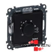   Legrand Valena Life elektronikus szobatermosztát, fekete, Legrand 756333