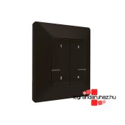   Legrand Valena Life Netatmo intelligens szcenárió kapcsoló - 4 funkciós,  egyedileg programozható fekete, Legrand 756368