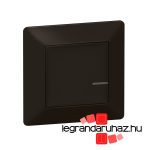 Legrand Valena Allure with Netatmo okos kapcsoló/dimmer (végrehajtó), nulla vezető nélkül (retrofit), keret nélkül, fekete, Legrand 756384A