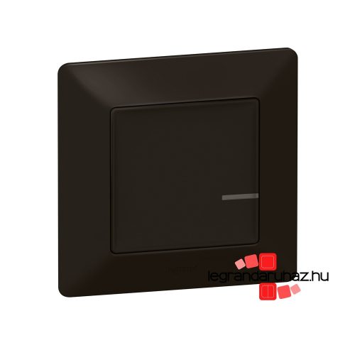 Legrand Valena Life Netatmo vezeték nélküli kapcsoló - egypólusú fekete, Legrand 756385
