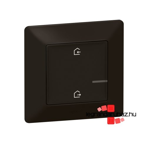Legrand Valena Life Netatmo vezeték nélküli főkapcsoló - Érkezés/Távozás funkcióval fekete, Legrand 756386