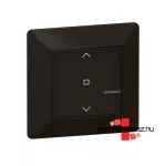 Legrand Intelligens redőnyvezérlő Valena Life Netatmo fekete, Legrand 756390A