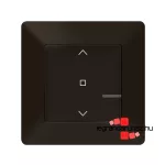 Legrand Valena Life Netatmo intelligens redőnykapcsoló fekete, Legrand 756391