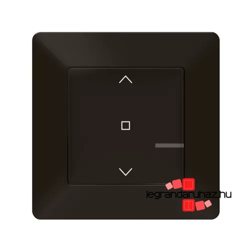 Legrand Valena Life Netatmo intelligens redőnykapcsoló fekete, Legrand 756391