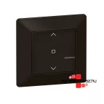 Legrand Valena Life Netatmo intelligens redőnykapcsoló fekete, Legrand 756391