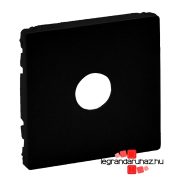  Legrand Valena Life TV csatlakozóaljzat burkolat, fekete, Legrand 756762