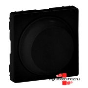   Legrand Valena Life forgatógombos fényerőszabályzó burkolat, fekete, Legrand 756882