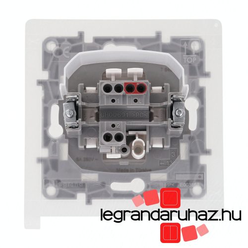 Legrand Niloé nyomó NO-NC 6 A IP44, fehér 764515, Legrand 764515