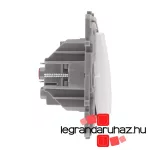 Legrand Niloé kétpólusú kapcsoló, fehér, Legrand 764517