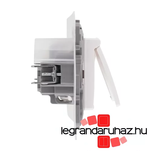 Legrand Niloé 2P+F aljzat körömmel IP44 fehér biztonsági zsaluval 764531, Legrand 764531