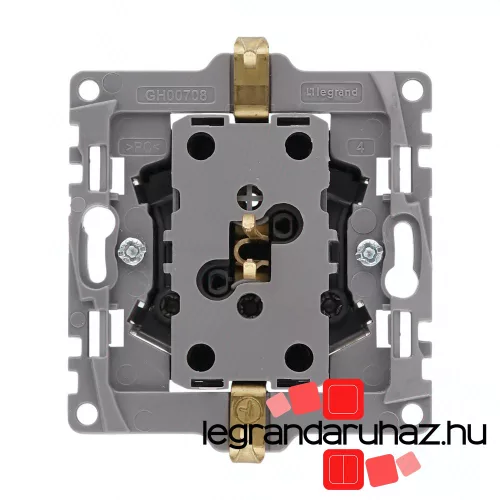Legrand Niloé 2×2P+F csatlakozóaljzat, csavaros, fehér, Legrand 764534