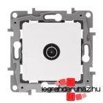 Legrand Niloé TV aljzat, végzáró (10 dB), fehér, Legrand 764555