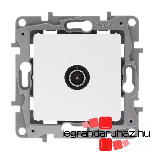 Legrand Niloé TV aljzat, végzáró (10 dB), fehér, Legrand 764555