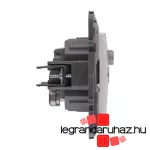 Legrand Niloé TV-RD-SAT végzáró (1,5dB) körömmel fehér, Legrand 764563