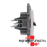 Legrand Niloé kettős hangszóró-csatlakozóaljzat, fehér, Legrand 764581