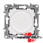 Legrand Niloé forgatógombos fényerőszabályzó 5 - 300 W (izzó, halogén), 2-vezetékes, fehér, Legrand 764588