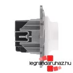 Legrand Niloé forgatógombos fényerőszabályzó 5 - 300 W (izzó, halogén), 2-vezetékes, fehér, Legrand 764588