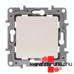 Legrand Niloé egypólusú nyomó 6A, NO-NC, bézs, Legrand 764607