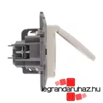 Legrand Niloé 2P+F aljzat csapófedeles biztonsági zsaluval, bézs, Legrand 764632
