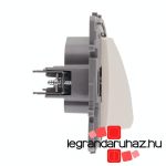Legrand Niloé IP20-as kábelkivezető, bézs, Legrand 764646