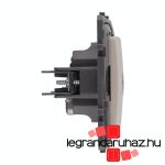 Legrand Niloé TV aljzat, átmenő (14 dB), bézs, Legrand 764652