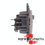 Legrand Niloé TV-RD-SAT aljzat végzáró (1,5 dB), Legrand 764663