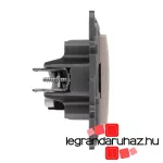 Legrand Niloé 1xRJ45 Cat.6 UTP csatlakozóaljzat, bézs, Legrand 764673