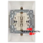Legrand Valena 2x2P+F csatlakozóaljzat alumínium, Legrand 770100