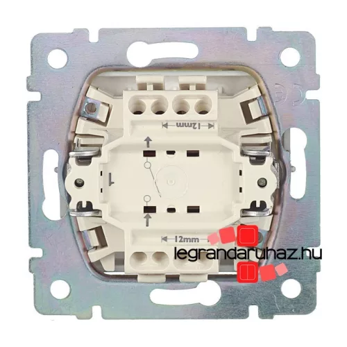 Legrand Valena egypólusú kapcsoló alumínium, Legrand 770101