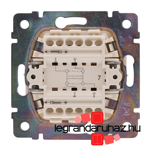 Legrand Valena keresztkapcsoló alumínium, Legrand 770107