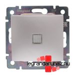 Legrand Valena egypólusú kapcsoló jelzőfénnyel alumínium, Legrand 770110