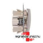 Legrand Valena váltókapcsoló jelzőfénnyel alumínium, Legrand 770126
