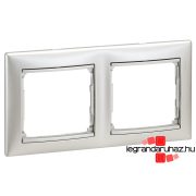   Legrand Valena kettős keret vízszintes, alumínium, Legrand 770152