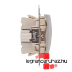 Legrand Valena kettős váltókapcsoló jelzőfénnyel, alumínium, Legrand 770212