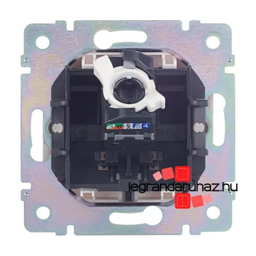 Legrand Valena 1xRJ45 LCS2 Cat.5e UTP informatikai csatlakozóaljzat, csavaros, alumínium, Legrand 770238
