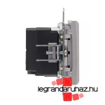 Valena 2XUSB töltő aljzat, 1500 mA, alumínium, Legrand 770270