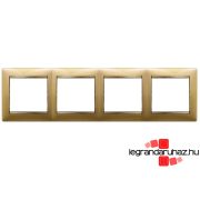 Legrand Valena keret négyes, matt arany, Legrand 770304