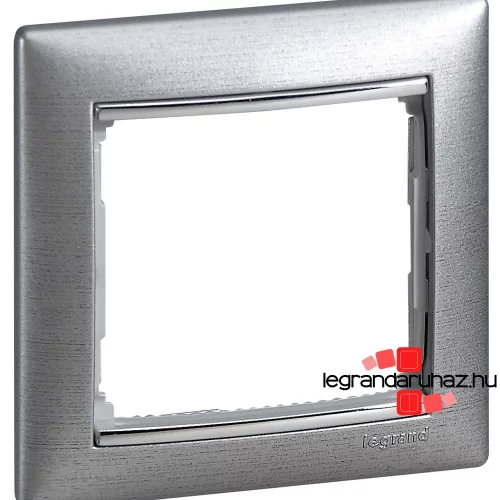 Legrand Valena keret egyes, alumetál, Legrand 770331