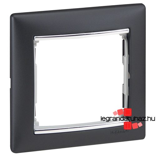 Legrand Valena egyes keret Fekete / Ezüst, Legrand 770391
