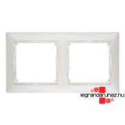   Legrand Valena keret kettős, vízszintes, kagylóhéj, Legrand 770472