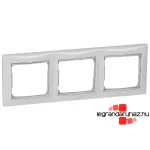 Legrand Valena hármas keret vízszintes Fehér / Ezüst, Legrand 770493