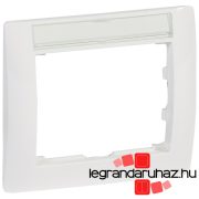   Legrand Galea Life keret egyes, címketartóval, fehér, Legrand 771013